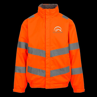 Printed - M2 Builders  - Left Chest - Hi-Vis Pro Contract Dover Jacket (Class 3) Thumbnail