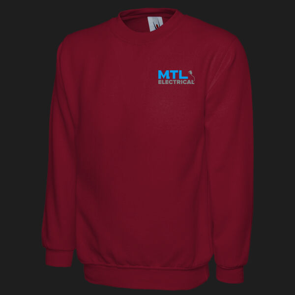 Printed MTL Electrical Left Chest - Classic Sweatshirt Thumbnail