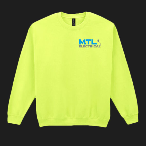 Printed MTL Electrical Left Chest - Heavy Blend™ Adult Crewneck Sweatshirt Thumbnail
