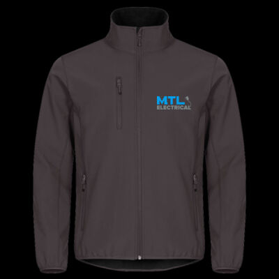 Printed MTL Electrical Left Chest - Classic Softshell Jacket Thumbnail