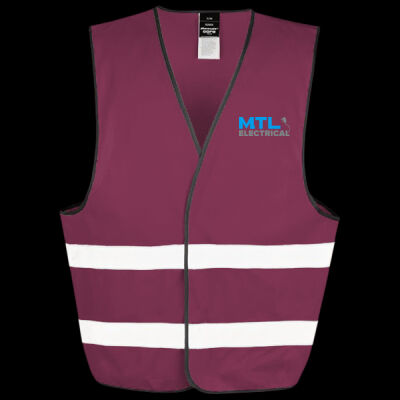 Printed MTL Electrical Left Chest - Enhance Visibility Vest Thumbnail
