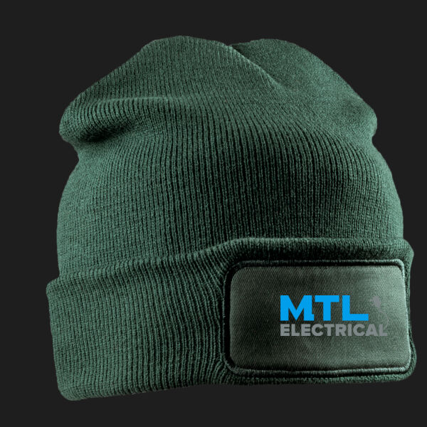Printed MTL Electrical Left Chest - Double Knit Printers Beanie Thumbnail