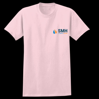Printed SMH Plumbing and Heating Left Chest - Heavy Cotton™ Adult T-Shirt Thumbnail