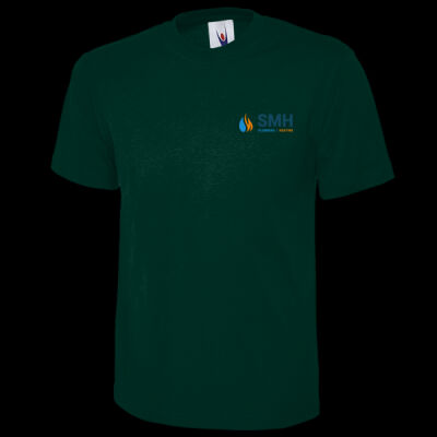 Printed SMH Plumbing and Heating Left Chest - Olympic T-shirt Thumbnail