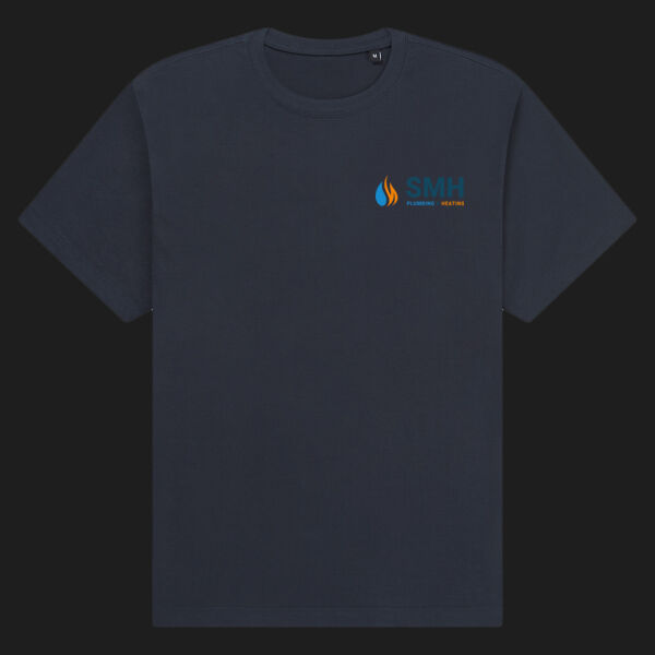 Printed SMH Plumbing and Heating Left Chest - Organic Heavy T-Shirt Thumbnail