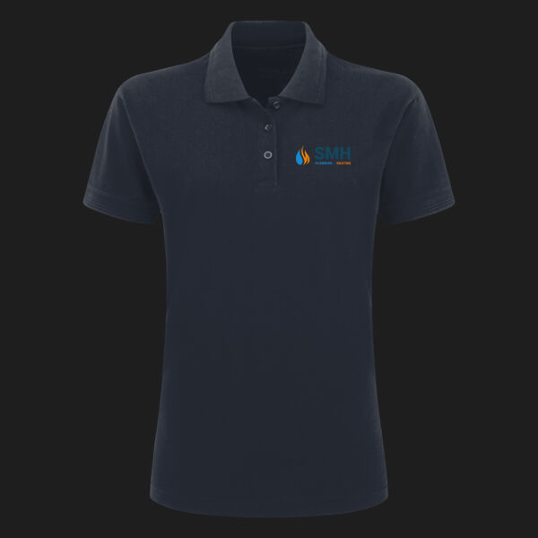 Printed SMH Plumbing and Heating Left Chest - UCC Ladies' Classic Polo Thumbnail