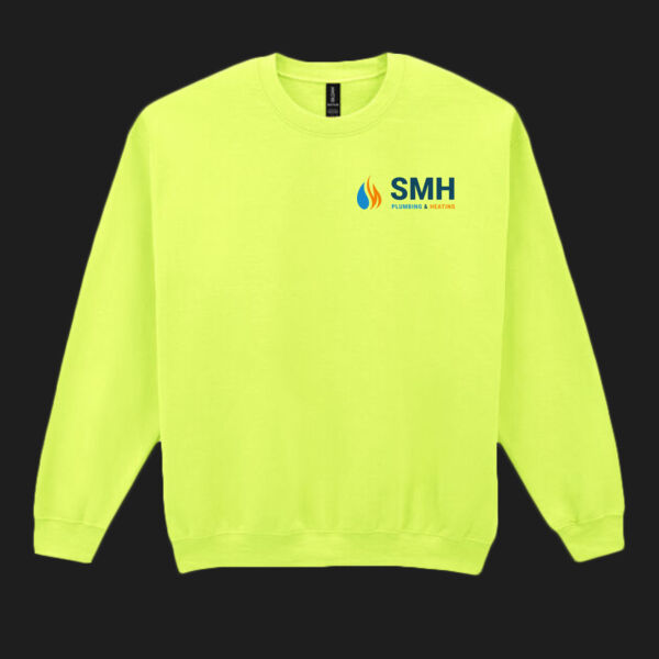 Printed SMH Plumbing and Heating Left Chest - Heavy Blend™ Adult Crewneck Sweatshirt Thumbnail