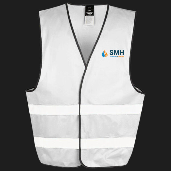 Printed SMH Plumbing and Heating Left Chest - Enhance Visibility Vest Thumbnail