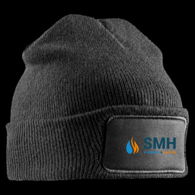 Printed SMH Plumbing and Heating Left Chest - Double Knit Printers Beanie Thumbnail
