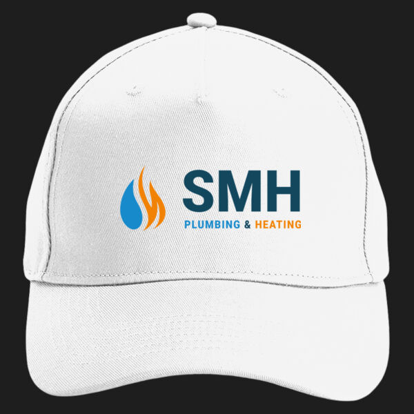 Printed SMH Plumbing and Heating Left Chest - Organic Cotton 5 Panel Cap Thumbnail
