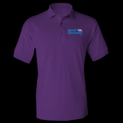 Printed Merritt Decorators Left Chest - DryBlend® Adult Jersey Polo Thumbnail