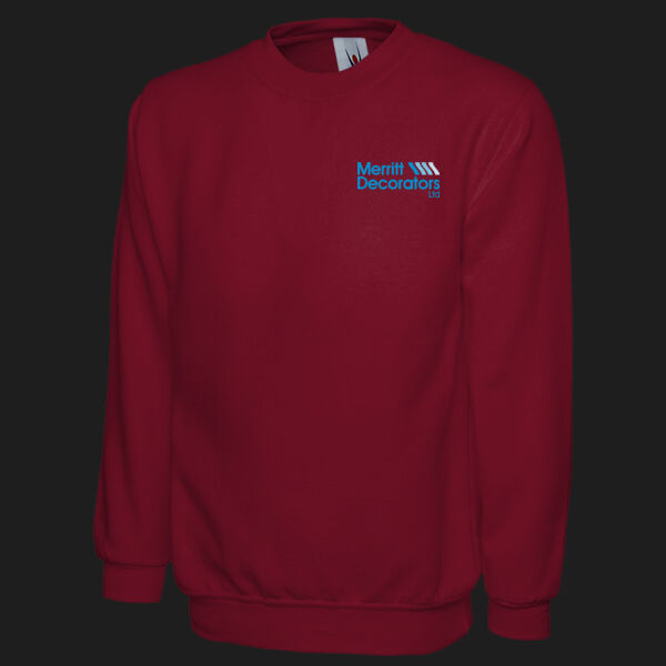 Printed Merritt Decorators Left Chest - Classic Sweatshirt Thumbnail