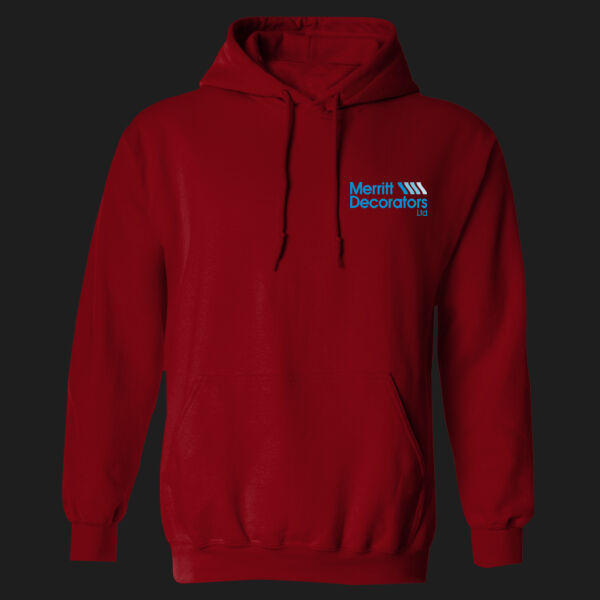 Printed Merritt Decorators Left Chest - Heavy Blend™ Adult Hooded Sweatshirt Thumbnail