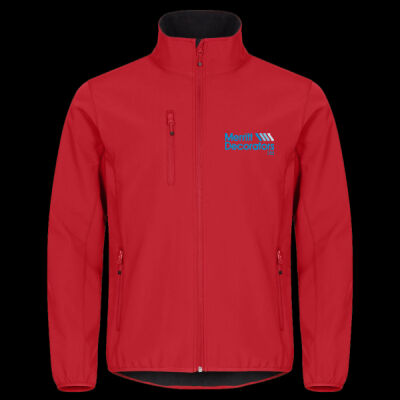 Printed Merritt Decorators Left Chest - Classic Softshell Jacket Thumbnail
