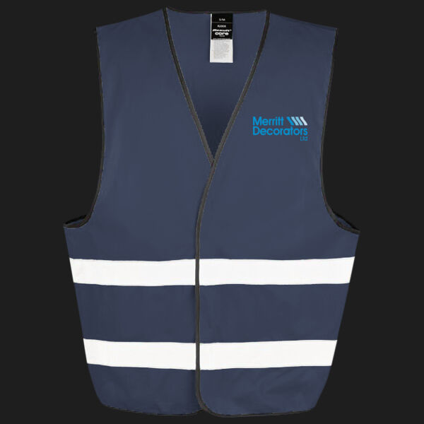 Printed Merritt Decorators Left Chest - Enhance Visibility Vest Thumbnail
