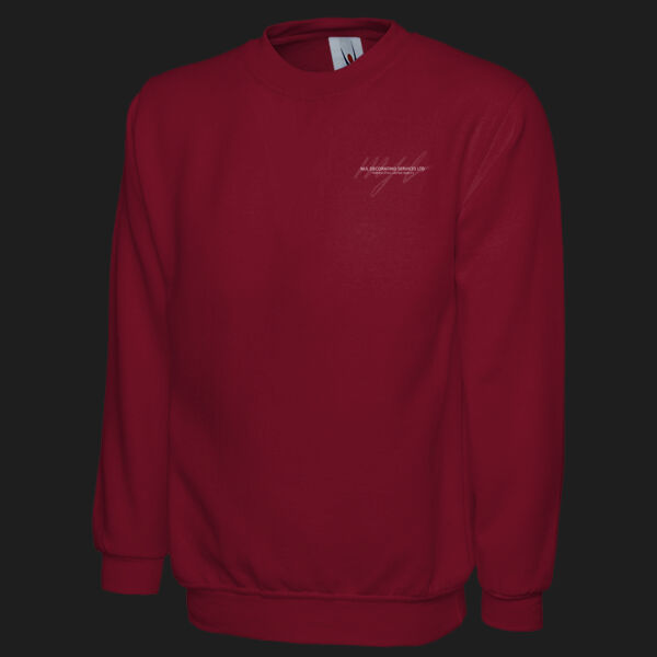 Printed MJL Decorating Services Left Chest - Classic Sweatshirt Thumbnail