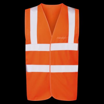 Printed MJL Decorating Services Left Chest - UCC 4-Band Safety Waistcoat Thumbnail