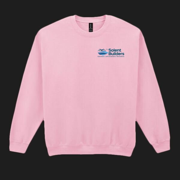 Printed Solent Builders Left Chest - Heavy Blend™ Adult Crewneck Sweatshirt Thumbnail