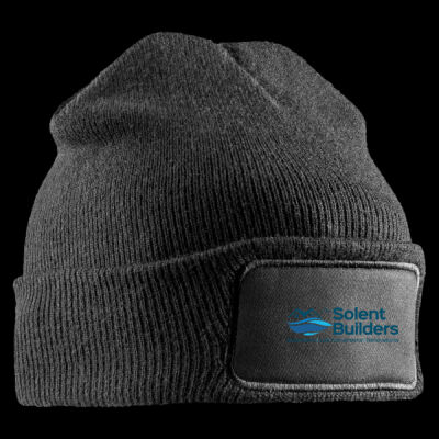 Printed Solent Builders Left Chest - Double Knit Printers Beanie Thumbnail