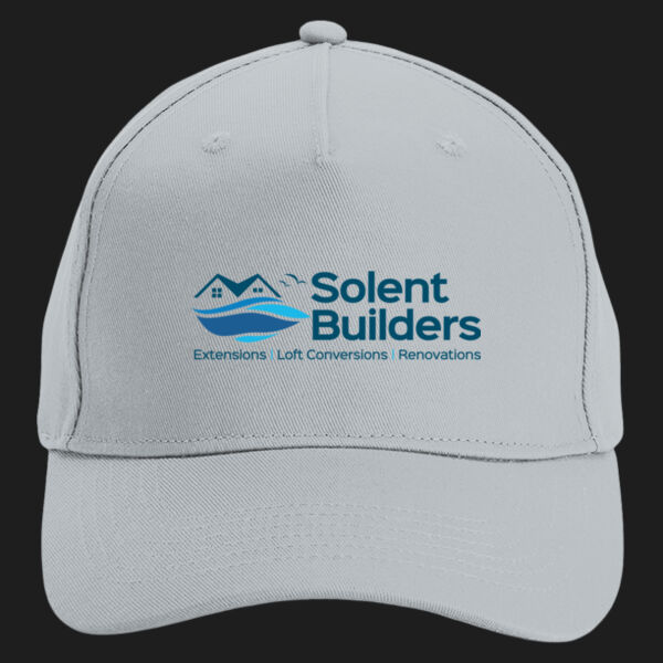 Printed Solent Builders Left Chest - Organic Cotton 5 Panel Cap Thumbnail