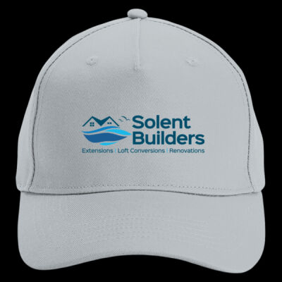 Printed Solent Builders Left Chest - Organic Cotton 5 Panel Cap Thumbnail