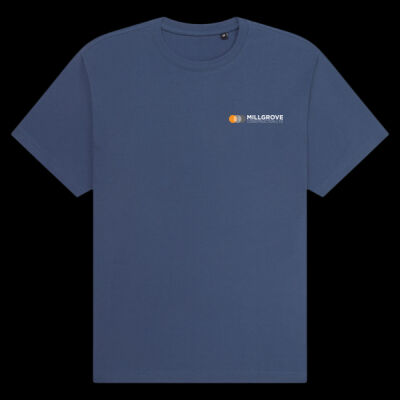 Printed Millgrove Construction Left Chest - Organic Heavy T-Shirt Thumbnail