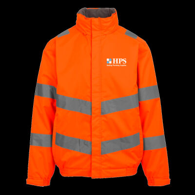 Printed - HPS Heating - Left Chest - Hi-Vis Pro Contract Dover Jacket (Class 3) Thumbnail