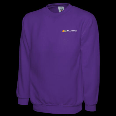 Printed Millgrove Construction Left Chest - Classic Sweatshirt Thumbnail