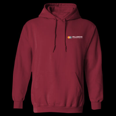 Printed Millgrove Construction Left Chest - Heavy Blend™ Adult Hooded Sweatshirt Thumbnail