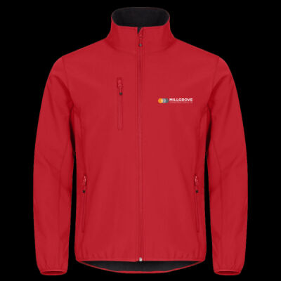 Printed Millgrove Construction Left Chest - Classic Softshell Jacket Thumbnail