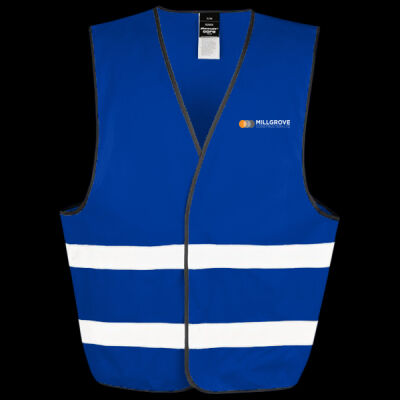 Printed Millgrove Construction Left Chest - Enhance Visibility Vest Thumbnail