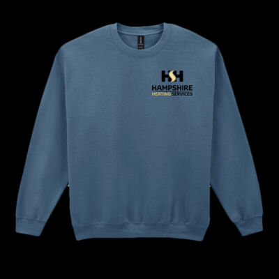 Printed - Hampshire Heating Services - Left Chest - Heavy Blend™ Adult Crewneck Sweatshirt Thumbnail