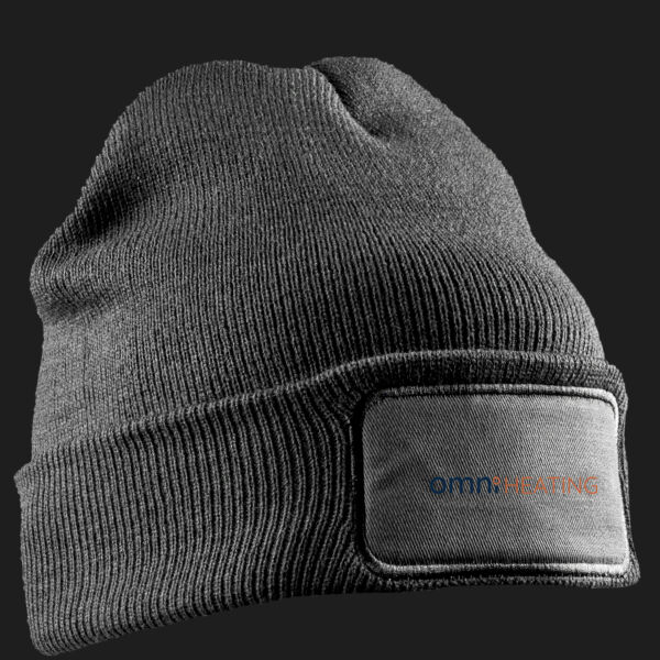 Printed Omni Heating Left Chest - Double Knit Printers Beanie Thumbnail