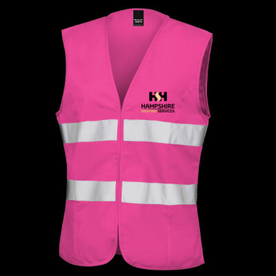 Printed - Hampshire Heating Services - Left Chest - Women's Safety Vest Thumbnail