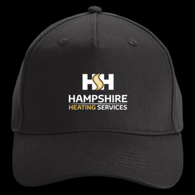 Printed - Hampshire Heating Services - Left Chest - Organic Cotton 5 Panel Cap Thumbnail