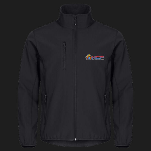 Printed Home Counties Plumbing Left Chest - Classic Softshell Jacket Thumbnail