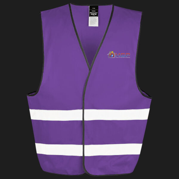 Printed Home Counties Plumbing Left Chest - Enhance Visibility Vest Thumbnail