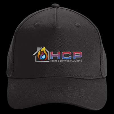 Printed Home Counties Plumbing Left Chest - Organic Cotton 5 Panel Cap Thumbnail