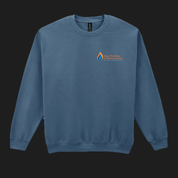 Printed - Hayes Plumbing - Left Chest - Heavy Blend™ Adult Crewneck Sweatshirt Thumbnail
