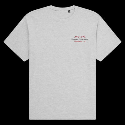 printed - Kingsway Construction - Left Chest - Organic Heavy T-Shirt Thumbnail