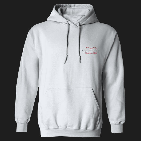 printed - Kingsway Construction - Left Chest - Heavy Blend™ Adult Hooded Sweatshirt Thumbnail
