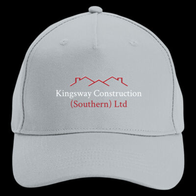 printed - Kingsway Construction - Left Chest - Organic Cotton 5 Panel Cap Thumbnail