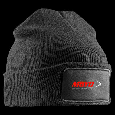 Printed - Mayo Electrical - Left Cheft - Double Knit Printers Beanie Thumbnail