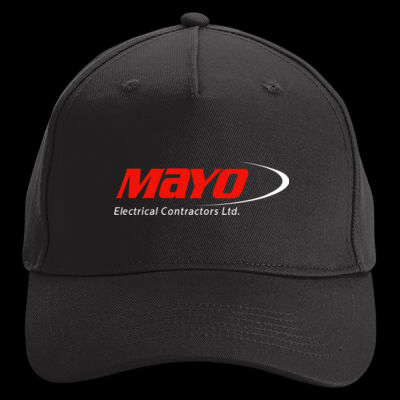 Printed - Mayo Electrical - Left Cheft - Organic Cotton 5 Panel Cap Thumbnail