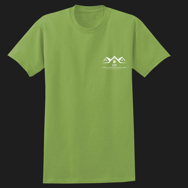 Printed - LPJ Construction - Left Chest - Heavy Cotton™ Adult T-Shirt Thumbnail