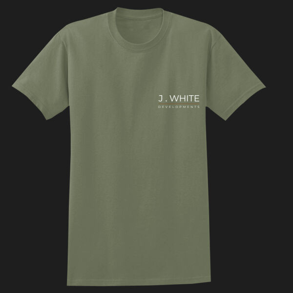 Printed - J.White Developments - Left Cheft - Heavy Cotton™ Adult T-Shirt Thumbnail