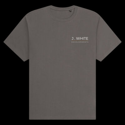Printed - J.White Developments - Left Cheft - Organic Heavy T-Shirt Thumbnail