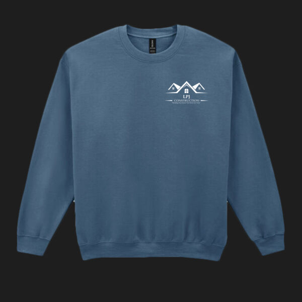 Printed - LPJ Construction - Left Chest - Heavy Blend™ Adult Crewneck Sweatshirt Thumbnail
