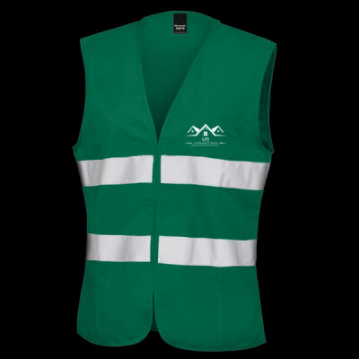 Printed - LPJ Construction - Left Chest - Women's Safety Vest Thumbnail