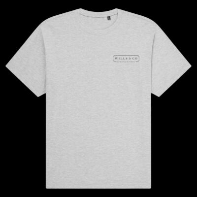 Printed Wills & Co Carpentry and Joinery Left Chest - Organic Heavy T-Shirt Thumbnail